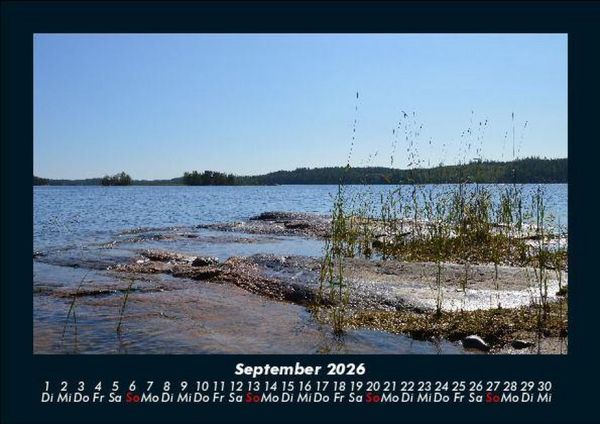 Produktbild: Die Seen der Erde 2026 Fotokalender DIN A5