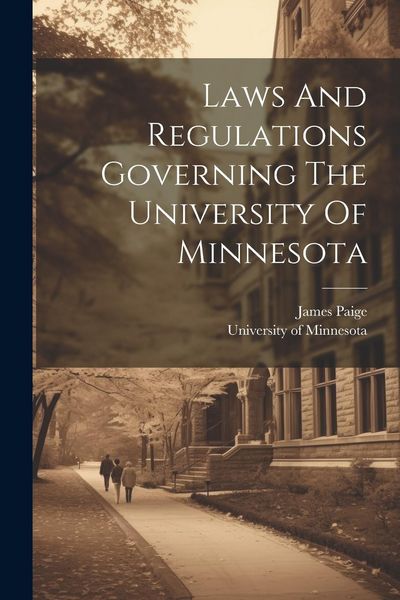 Produktbild: Laws And Regulations Governing The University Of Minnesota