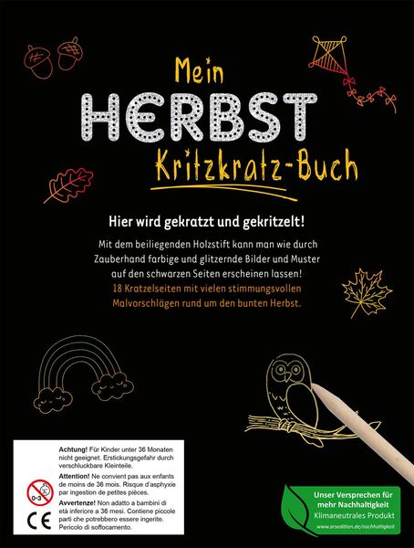 Produktbild: Mein Herbst-Kritzkratz-Buch