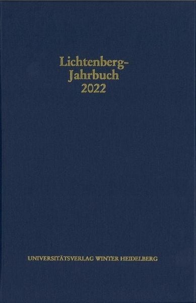 Produktbild: Lichtenberg-Jahrbuch 2022