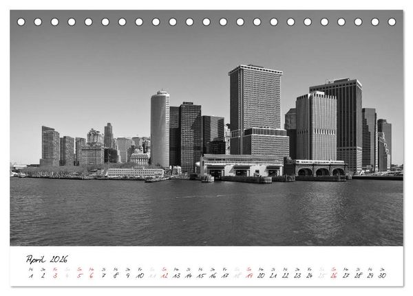 Produktbild: New York &ndash; The Big Apple (Tischkalender 2026 DIN A5 quer), CALVENDO Monatskalender