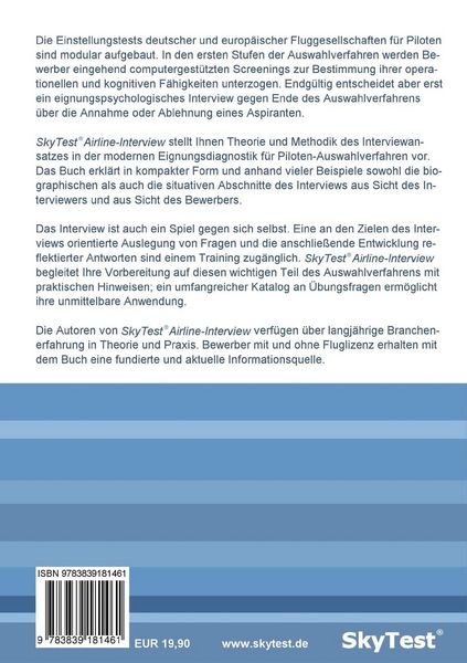 Produktbild: SkyTest&reg; Airline-Interview