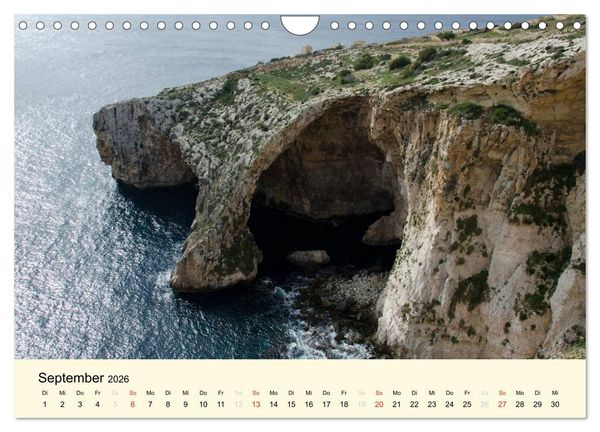 Produktbild: Malta und Gozo, Perlen im Mittelmeer (Wandkalender 2026 DIN A4 quer), CALVENDO Monatskalender