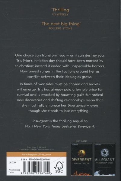 Produktbild: Roth, V: Insurgent
