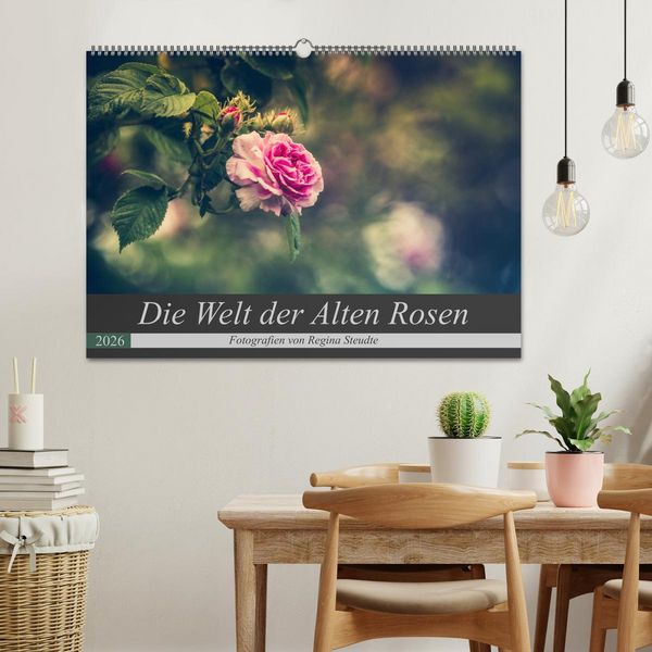 Produktbild: Die Welt der Alten Rosen (Wandkalender 2026 DIN A2 quer), CALVENDO Monatskalender