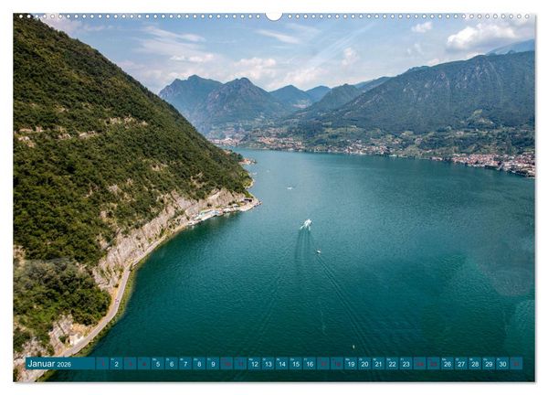 Produktbild: Iseo-See (Wandkalender 2026 DIN A2 quer), CALVENDO Monatskalender