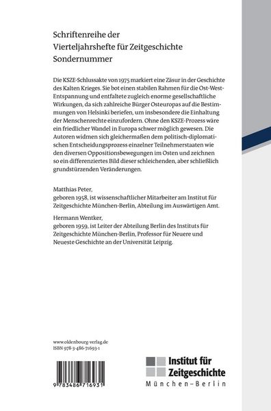 Produktbild: Die KSZE im Ost-West-Konflikt