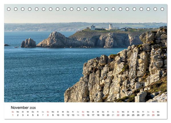 Produktbild: Bretagne &ndash; Die Halbinsel Crozon (Tischkalender 2026 DIN A5 quer), CALVENDO Monatskalender