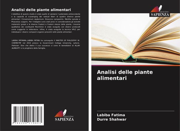 Produktbild: Analisi delle piante alimentari