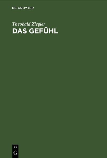Produktbild: Das Gef&uuml;hl