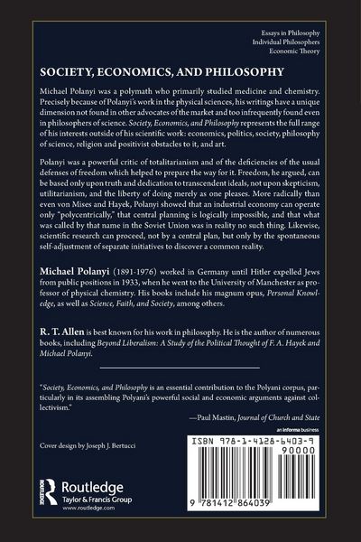 Produktbild: Society, Economics, and Philosophy