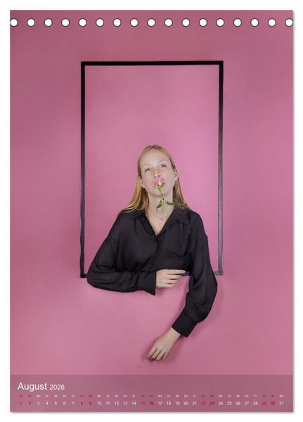 Produktbild: framed portraits - fine art Fotografie von Michael Allmaier (Tischkalender 2026 DIN A5 hoch), CALVENDO Monatskalender