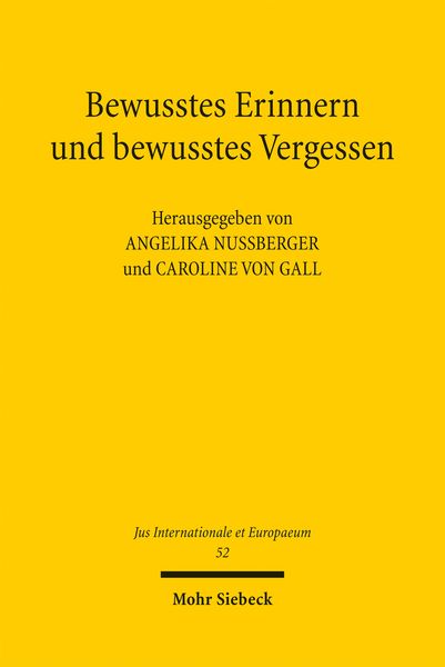 Produktbild: Bewusstes Erinnern und bewusstes Vergessen