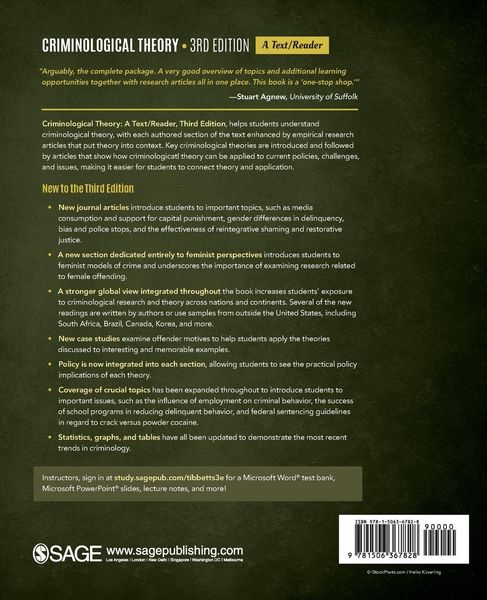 Produktbild: Criminological Theory