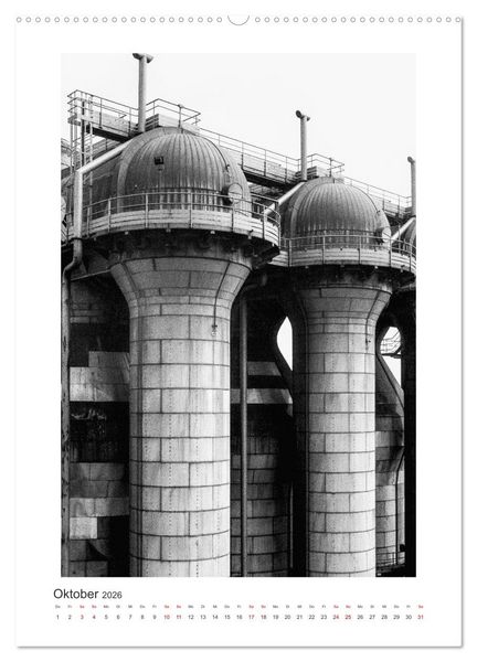 Produktbild: Stille Orte - Industriekultur (Wandkalender 2026 DIN A2 hoch), CALVENDO Monatskalender
