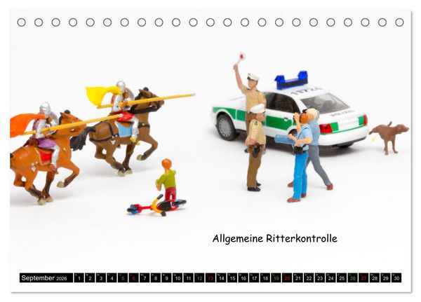 Produktbild: Brokkolif&auml;ller ... und andere Mini-Welten (Tischkalender 2026 DIN A5 quer), CALVENDO Monatskalender
