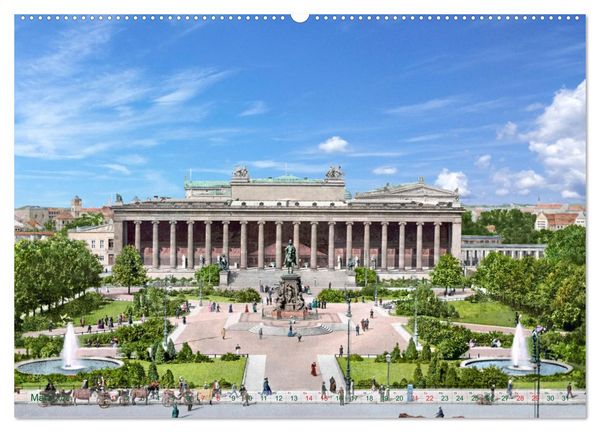 Produktbild: Berlin zur Kaiserzeit &ndash; Fotos neu restauriert und detailkoloriert (Wandkalender 2026 DIN A2 quer), CALVENDO Monatskalender