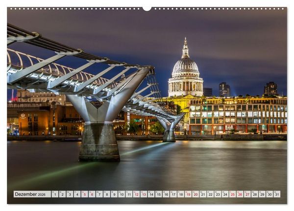 Produktbild: LONDON Magie einer Metropole (hochwertiger Premium Wandkalender 2026 DIN A2 quer), Kunstdruck in Hochglanz