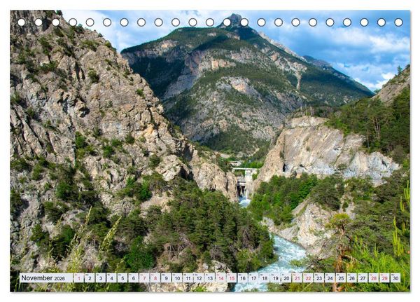 Produktbild: Hautes Alpes de Provence (Tischkalender 2026 DIN A5 quer), CALVENDO Monatskalender