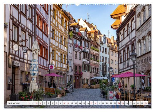 Produktbild: Wunderbares N&uuml;rnberg (hochwertiger Premium Wandkalender 2026 DIN A2 quer), Kunstdruck in Hochglanz