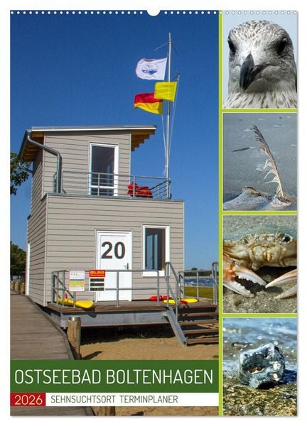 Produktbild: Sehnsuchtsort Ostseebad Boltenhagen (Wandkalender 2026 DIN A2 hoch), CALVENDO Monatskalender
