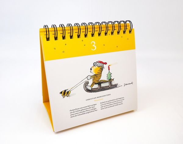 Produktbild: Adventskalender mit Tigerente. 24 Postkarten f&uuml;r die Weihnachtszeit