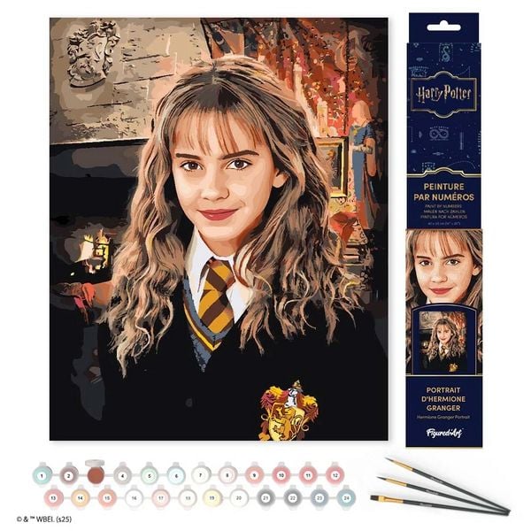 Malen nach Zahlen Harry Potter - Porträt von Hermine Granger Ohne Keilrahmen