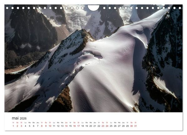 Produktbild: Paysages Le massif du Mont-Blanc (Calendrier mural 2026 DIN A4 vertical), CALVENDO calendrier mensuel