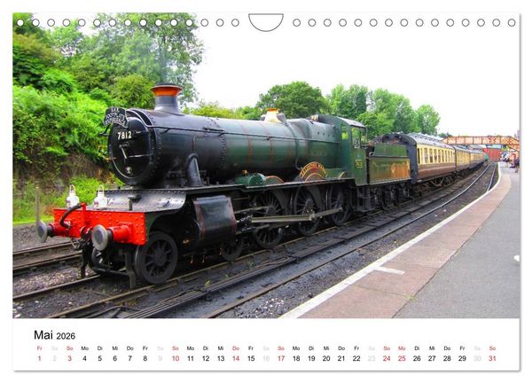 Produktbild: Nostalgische Eisenbahnen Englands (Wandkalender 2026 DIN A4 quer), CALVENDO Monatskalender