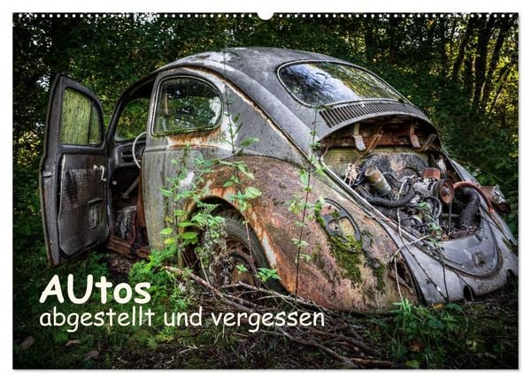 Produktbild: Autos, abgestellt und vergessen (Wandkalender 2026 DIN A2 quer), CALVENDO Monatskalender