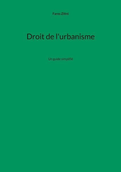 Produktbild: Droit de l'urbanisme
