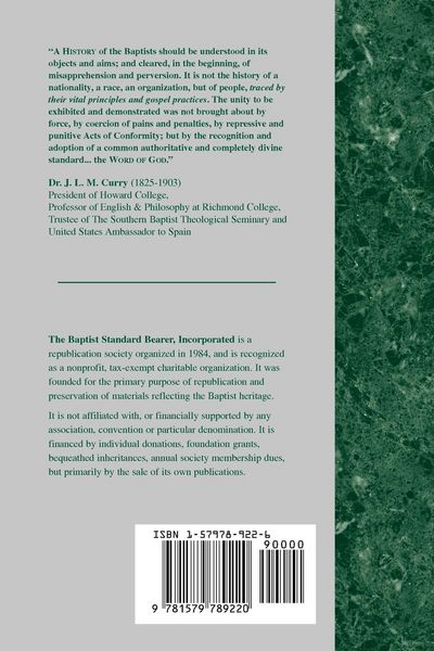 Produktbild: A History of the Baptists - Vol. 2