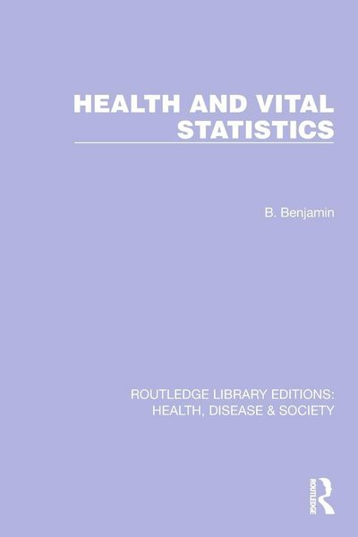 Produktbild: Health and Vital Statistics
