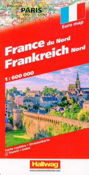 Frankreich Nord Strassenkarte 1:600 000