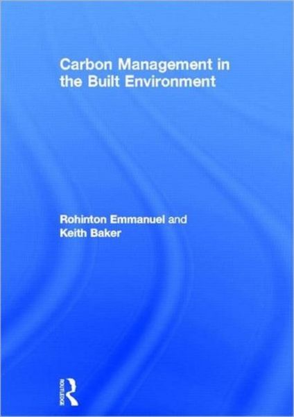 Produktbild: Emmanuel, R: Carbon Management in the Built Environment