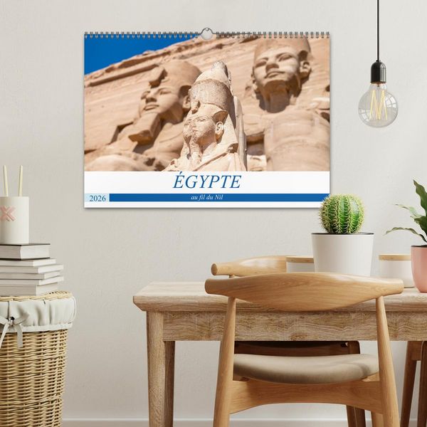 Produktbild: &Eacute;gypte, sur les rives du Nil (Calendrier mural 2026 DIN A3 vertical), CALVENDO calendrier mensuel