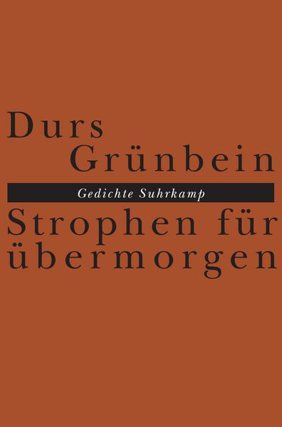 Produktbild: Strophen f&uuml;r &uuml;bermorgen