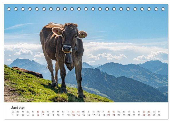 Produktbild: Naturwunder Berge (Tischkalender 2026 DIN A5 quer), CALVENDO Monatskalender