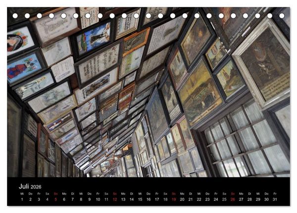 Produktbild: Orte des Glaubens (Tischkalender 2026 DIN A5 quer), CALVENDO Monatskalender