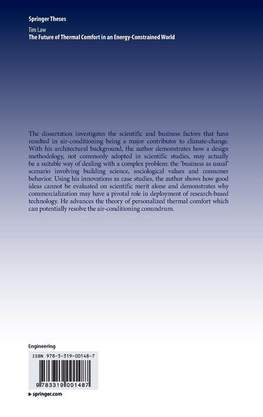 Produktbild: The Future of Thermal Comfort in an Energy- Constrained World