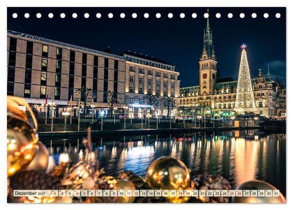 Produktbild: Hamburger N&auml;chte (Tischkalender 2027 DIN A5 quer), CALVENDO Monatskalender