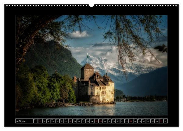 Produktbild: Paysages suisses (Calendrier mural 2026 DIN A2 vertical) calendrier de bureau