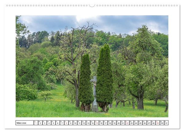 Produktbild: Hegau&acute;s Vulkanlandschaft (hochwertiger Premium Wandkalender 2026 DIN A2 quer), Kunstdruck in Hochglanz