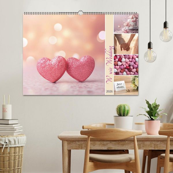 Produktbild: W wie Wedding (Wandkalender 2026 DIN A2 quer), CALVENDO Monatskalender