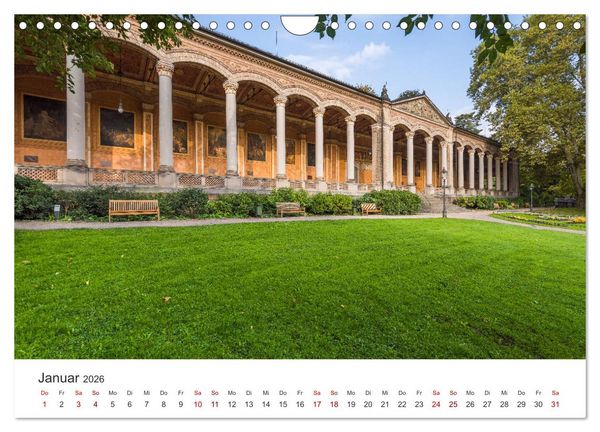 Produktbild: Baden-Baden, Kurstadt am Rande des Schwarzwaldes (Wandkalender 2026 DIN A4 quer), CALVENDO Monatskalender