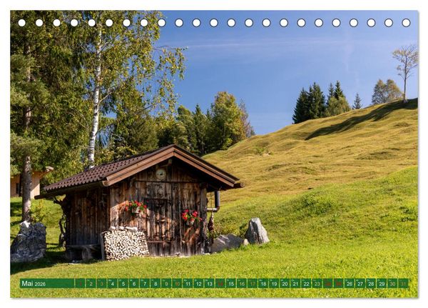 Produktbild: Sch&ouml;ne Alpenl&auml;nder (Tischkalender 2026 DIN A5 quer), CALVENDO Monatskalender