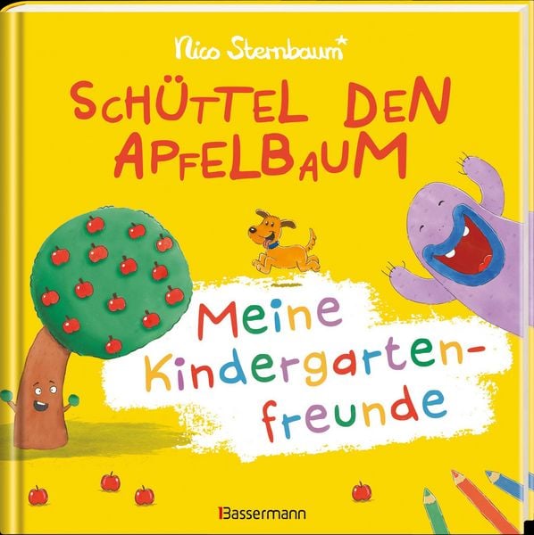 Produktbild: Sch&uuml;ttel den Apfelbaum - Meine Kindergartenfreunde. Eintragbuch f&uuml;r Kinder ab 3 Jahren