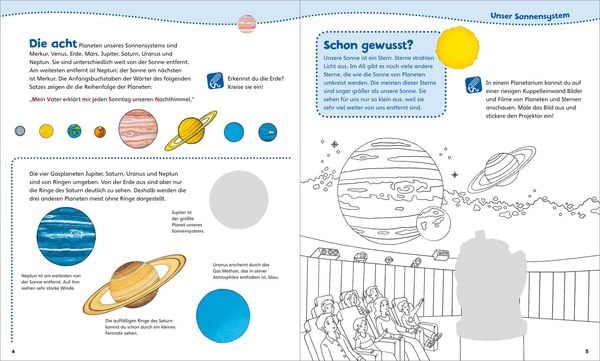 Produktbild: WAS IST WAS Junior Mitmach-Heft Weltraum