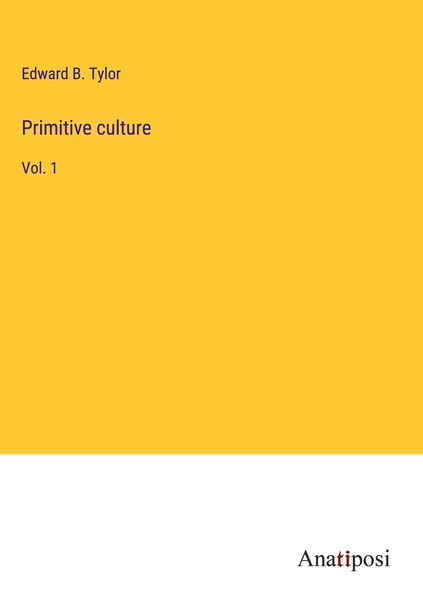 Produktbild: Primitive culture