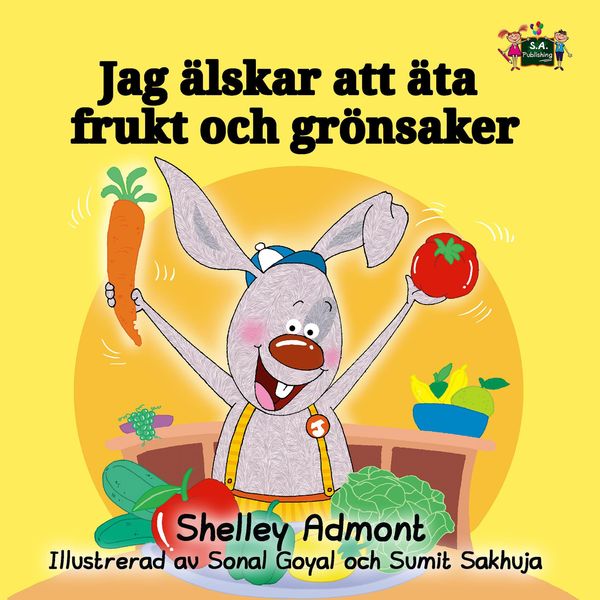 Produktbild: Jag &auml;lskar att &auml;ta frukt och gr&ouml;nsaker (Swedish Bedtime Collection)
